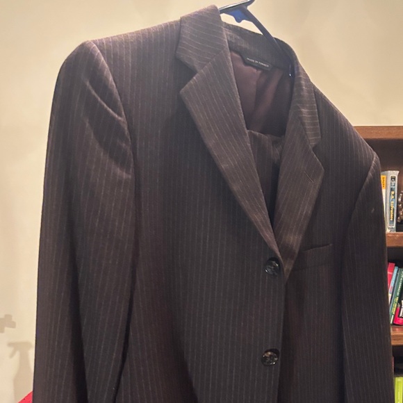 Banana Republic Dark Pinstripe Suit - Picture 4 of 10